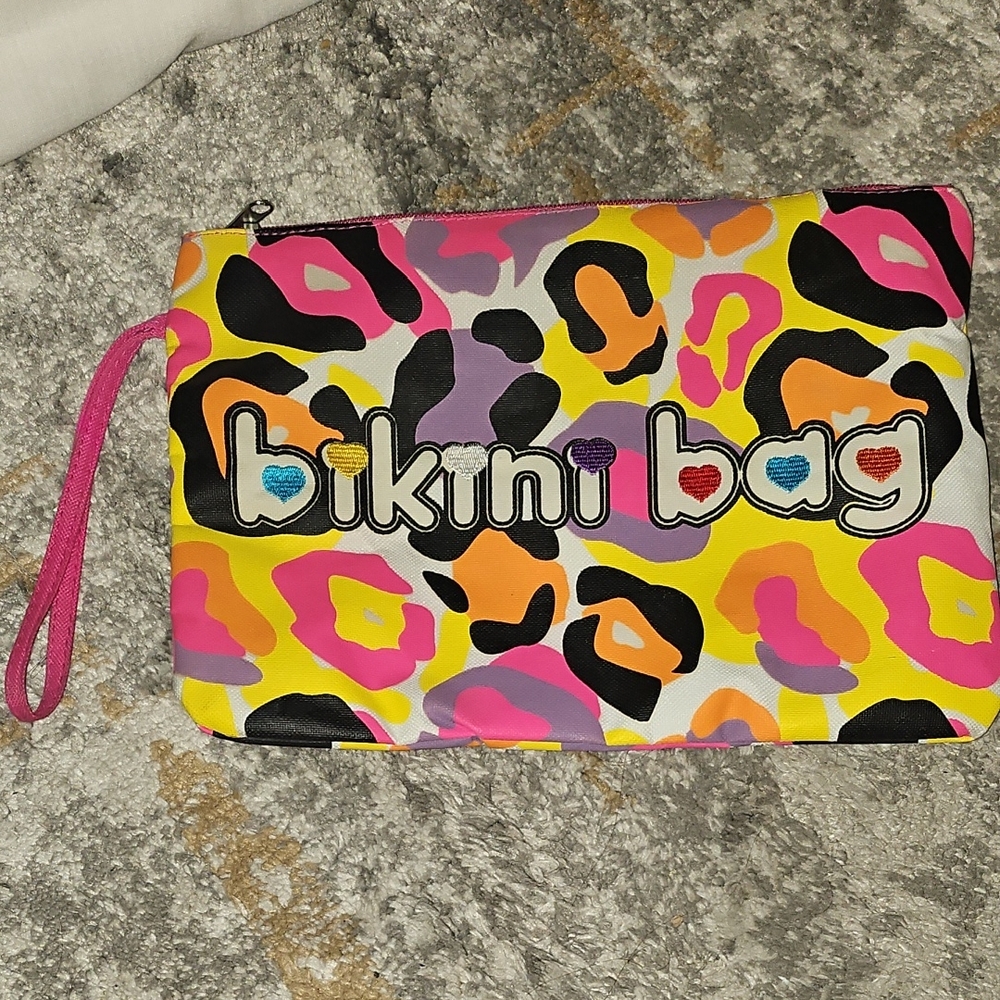 🟢 Animal Print Bikini Bag Travel Bag